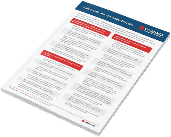 Download the Safety Culture & Leadership Checklist