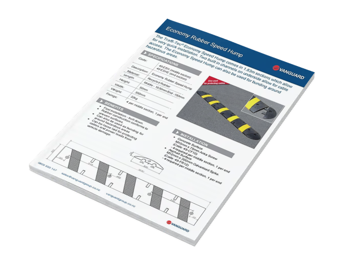 Economy Rubber Speed Hump