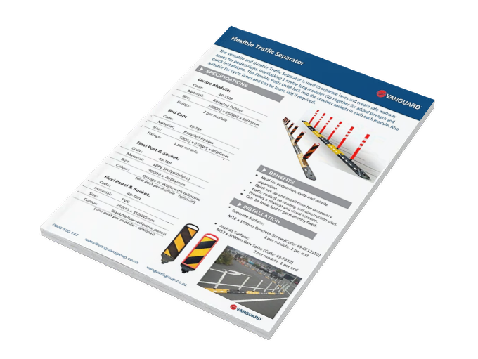 Flexible Traffic Separator