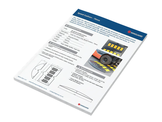 Download our Speed Cushion 75mm Spec Sheet