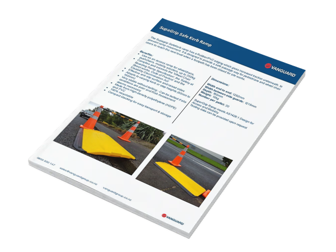 Download our SupaGrip Safe Kerb Ramp Spec Sheet