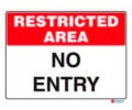 restricted area